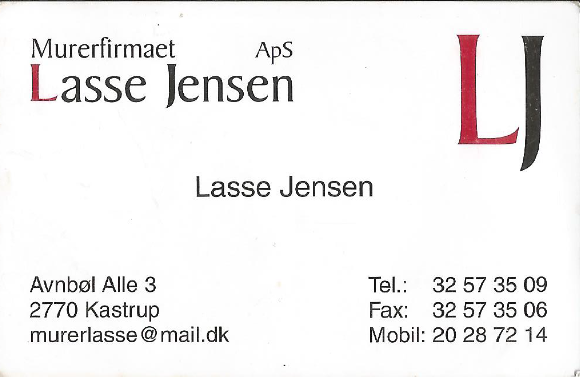 Murerfirmaet Lasse Jensen ApS